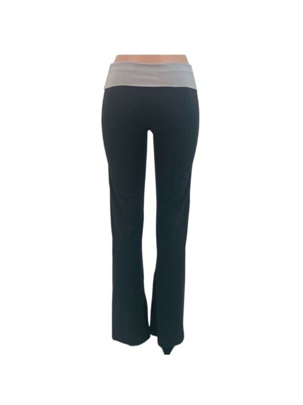 VTG Victoria’s Secret Rhinestone Embellished Fold Over Boot Cut Leggings M | Y2K - Picture 7 of 9